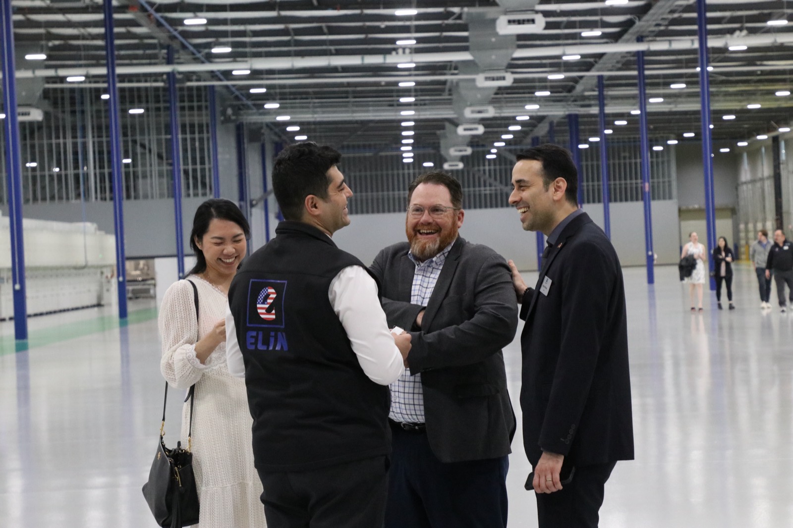 Sirius PV team on the factory floor